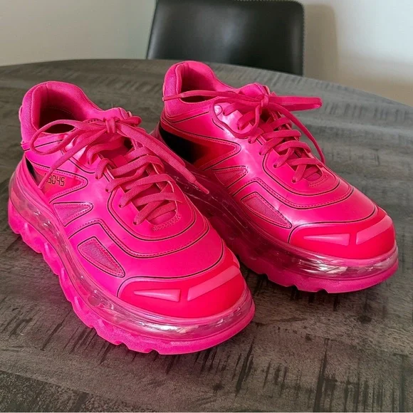 Bold Pink Men's Sneakers - Picture 4 of 7